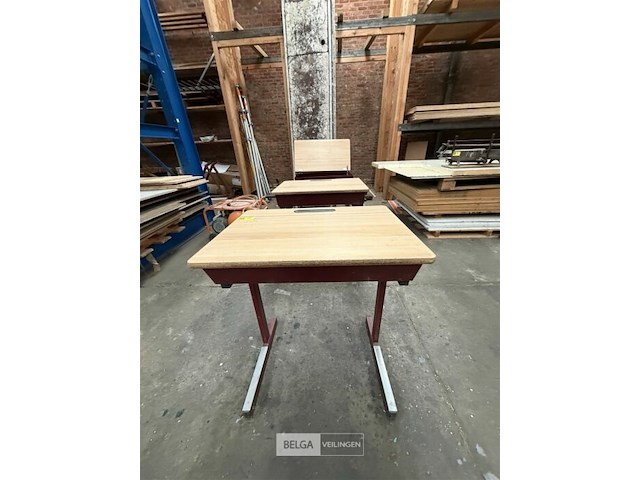 3x schoolbanken - afbeelding 3 van  5