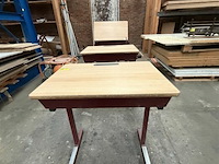 3x schoolbanken - afbeelding 3 van  5