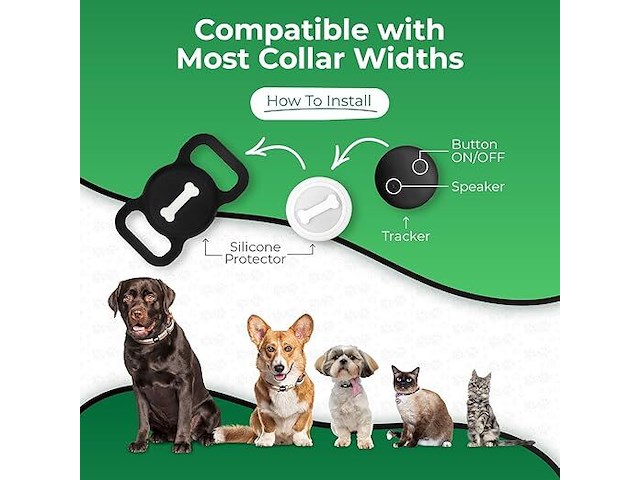 3x smart wireless tag voor ios - find my - afbeelding 3 van  5