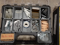 3x sorteerkoffer stanley met inhoud - afbeelding 3 van  4