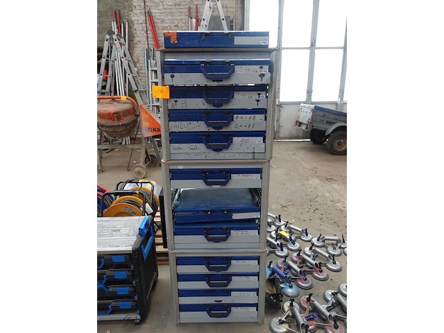 3x sortimo materiaalkast - afbeelding 1 van  7