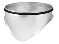 3x spiro-safe zadelstuk dia 450 mm diameter 400 mm (90 graden) (sendz. verz.) - afbeelding 1 van  2