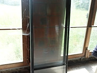 3x stalen raam met glas