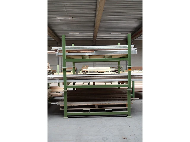 3x stapelbare metalen houder + inhoud - afbeelding 1 van  5