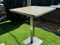 3x statafel 70x70 cm