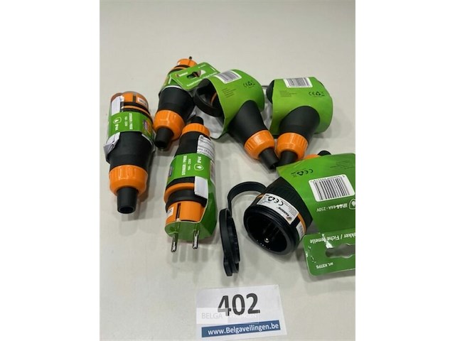 3x stekker 16a ip44 en 3x koppelstekker 16a ip44 - afbeelding 1 van  3