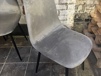 3x stoel grijs demo - afbeelding 1 van  1