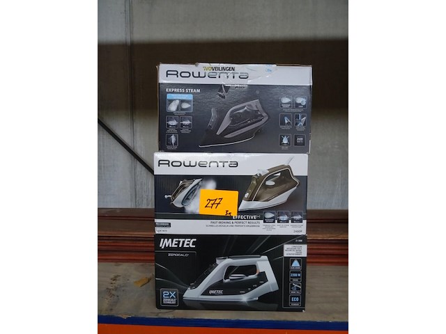 3x strijkijzer - afbeelding 1 van  4