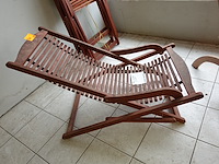 3x teak ligzetel - afbeelding 2 van  2