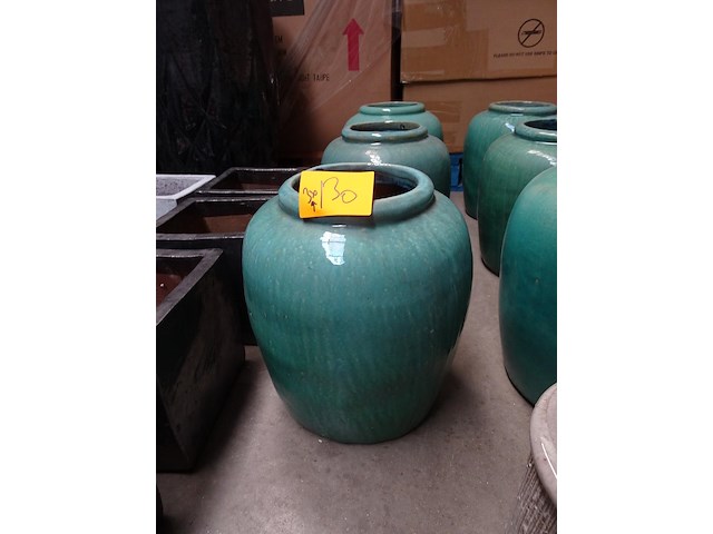 3x terracotta vaas - afbeelding 2 van  3