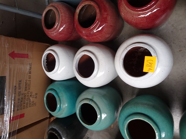 3x terracotta vaas - afbeelding 3 van  3