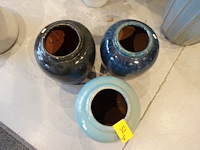 3x terracotta vaas - afbeelding 2 van  6