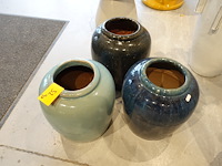 3x terracotta vaas - afbeelding 3 van  6