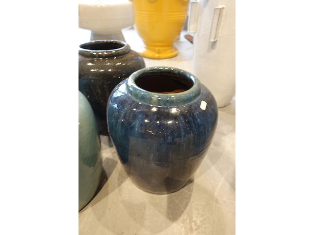 3x terracotta vaas - afbeelding 4 van  6