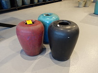 3x terracotta vaas - afbeelding 1 van  8