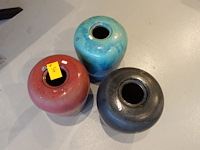 3x terracotta vaas - afbeelding 2 van  8