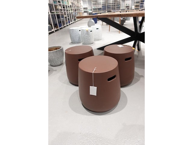 3x terracotta vaas - afbeelding 2 van  5