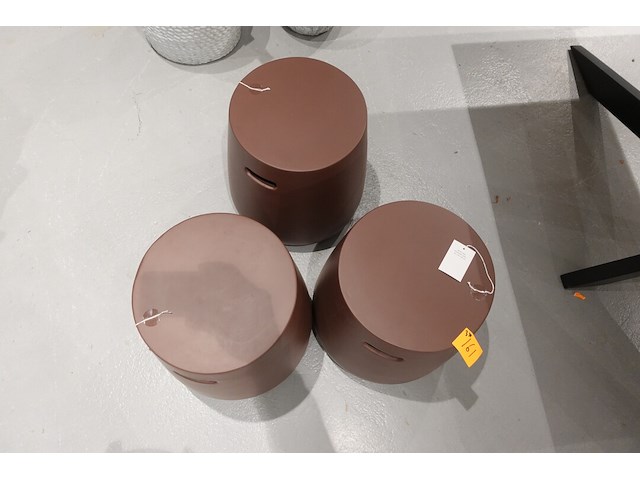 3x terracotta vaas - afbeelding 3 van  5