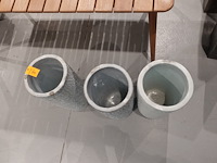 3x terracotta vaas - afbeelding 3 van  7