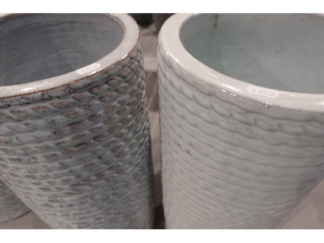 3x terracotta vaas - afbeelding 6 van  7