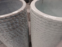 3x terracotta vaas - afbeelding 6 van  7