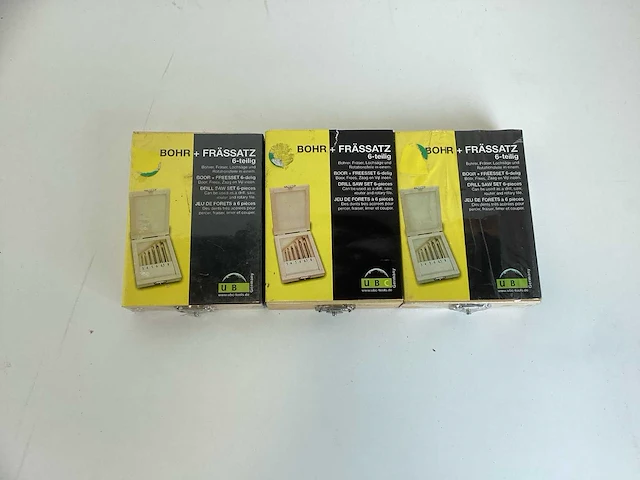 (3x) ub germany boor-/ freesset - 6-delig - afbeelding 2 van  4
