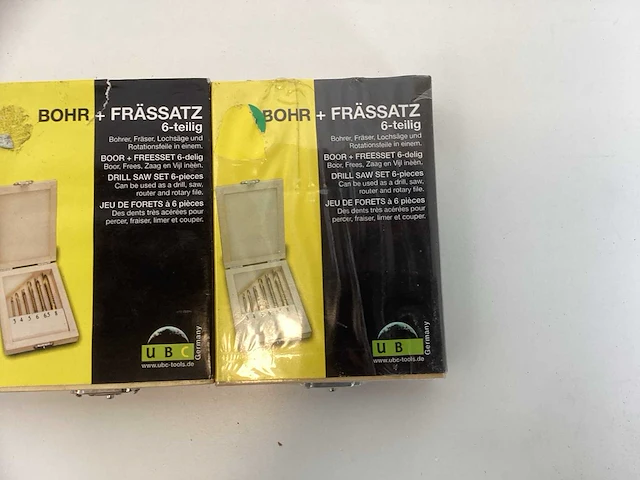 (3x) ub germany boor-/ freesset - 6-delig - afbeelding 4 van  4