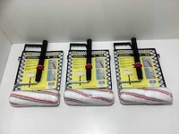 (3x) vachtroller telescopisch + verfrooster
