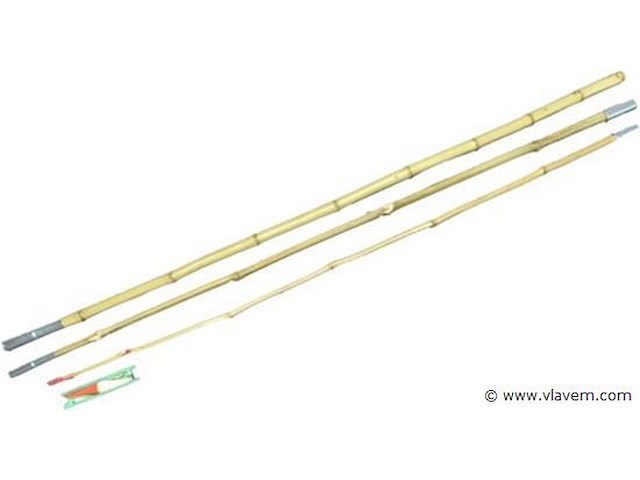 3x vaste hengel kompleet - afbeelding 1 van  2