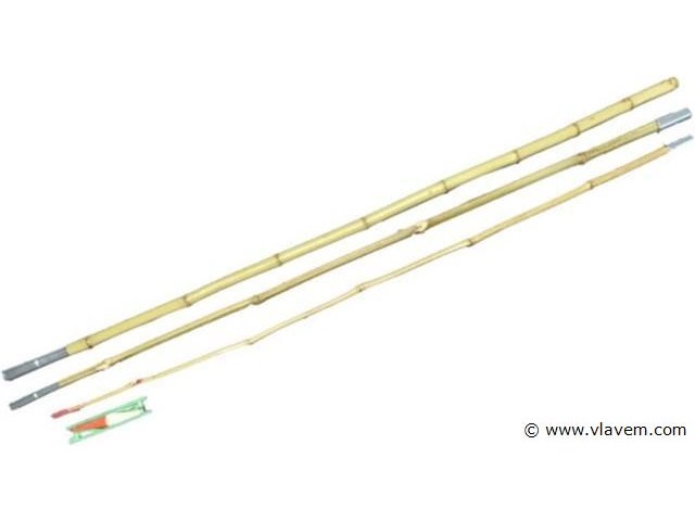 3x vaste hengel kompleet - afbeelding 1 van  2