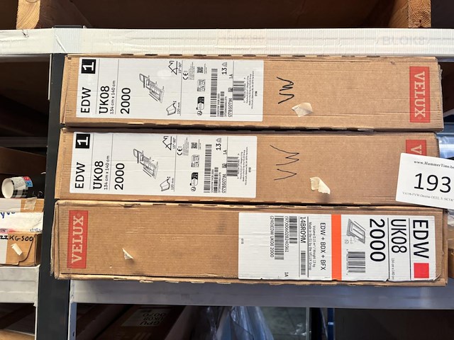 3x velux edw uk08 2000 - afbeelding 2 van  3