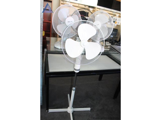 3x ventilator, proline en bestron breeze, staande ventilator en tafelventilatoren, werking niet gekend - afbeelding 3 van  3