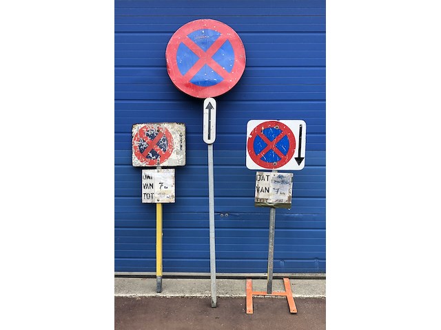3x verkeersbord - afbeelding 1 van  1