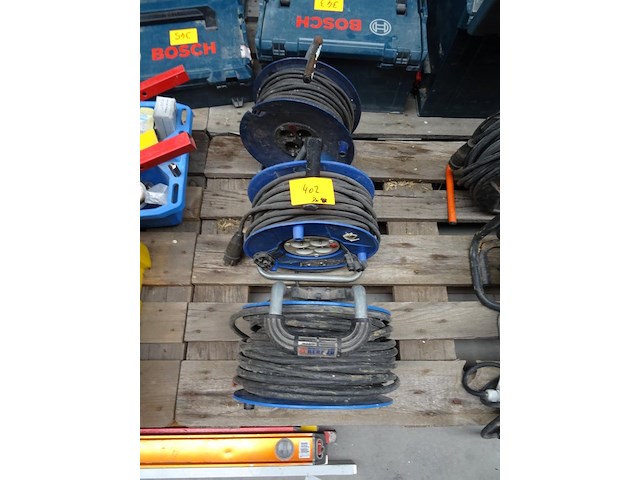 3x verlengkabel op haspel - afbeelding 1 van  4