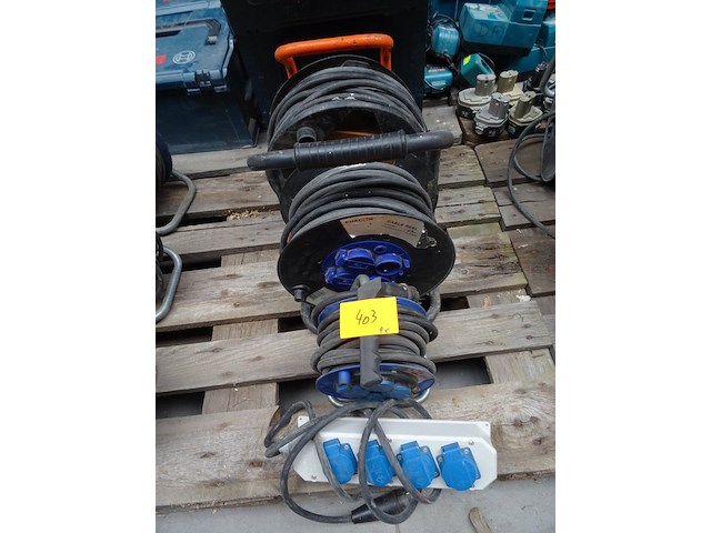 3x verlengkabel op haspel - afbeelding 1 van  5