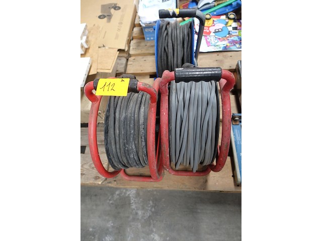 3x verlengkabel op haspel - afbeelding 1 van  1