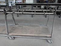 3x verrijbare metalen kar - afbeelding 2 van  5