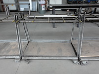 3x verrijbare metalen kar - afbeelding 3 van  5