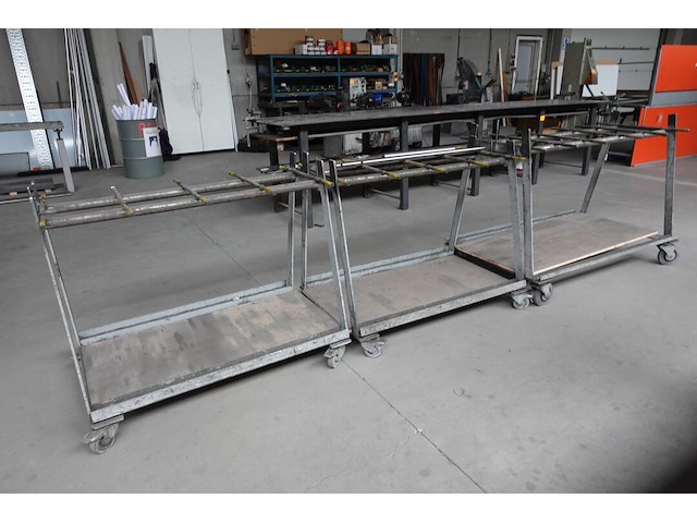 3x verrijbare metalen kar - afbeelding 5 van  5