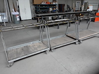 3x verrijbare metalen kar - afbeelding 5 van  5