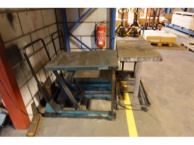 3x verrijbare schaarheftafel eurolifter - afbeelding 2 van  4