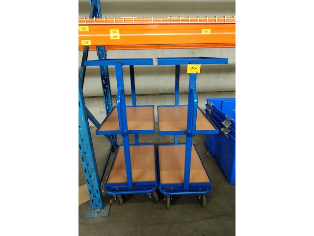 3x verrijdbare etagewagen - afbeelding 3 van  4
