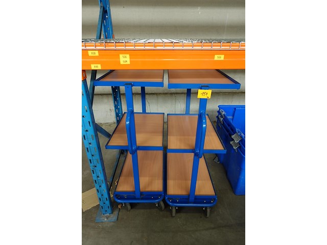 3x verrijdbare etagewagen - afbeelding 4 van  4