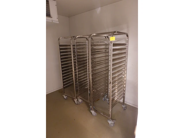 3x verrijdbare regaalwagen - afbeelding 1 van  5