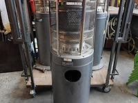 3x verrijdbare terrasverwarmer