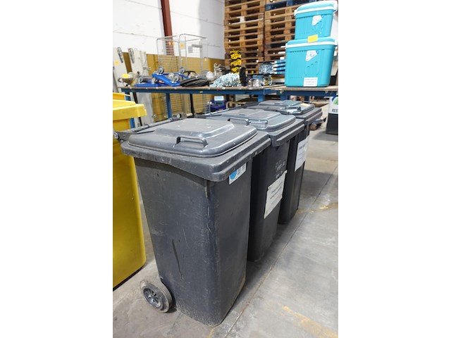 3x verrolbare afvalcontainer - afbeelding 3 van  7