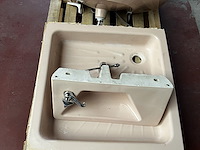 3x vintage lavabo's en douchebak - afbeelding 4 van  4