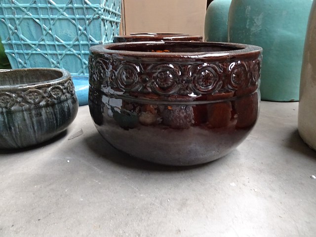 3x vorstvrije terracotta bloembak - afbeelding 2 van  3