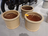 3x vorstvrije terracotta bloempot - afbeelding 2 van  4