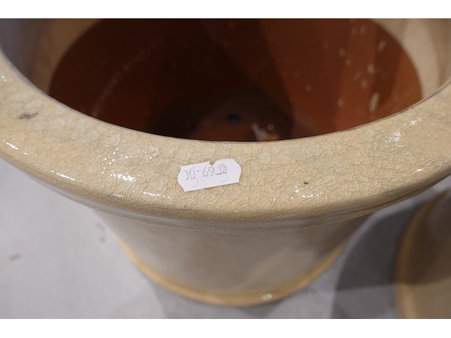 3x vorstvrije terracotta bloempot - afbeelding 4 van  4